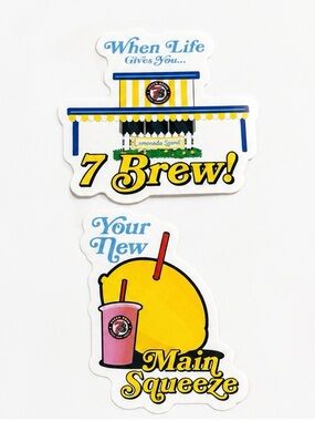Limited Edition 7 Brew Stickers - Summer Edition